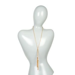 Jewelry - Gold rope chain and tassels lariat necklace Jewelry - Gold rope chain and tassels lariat necklace